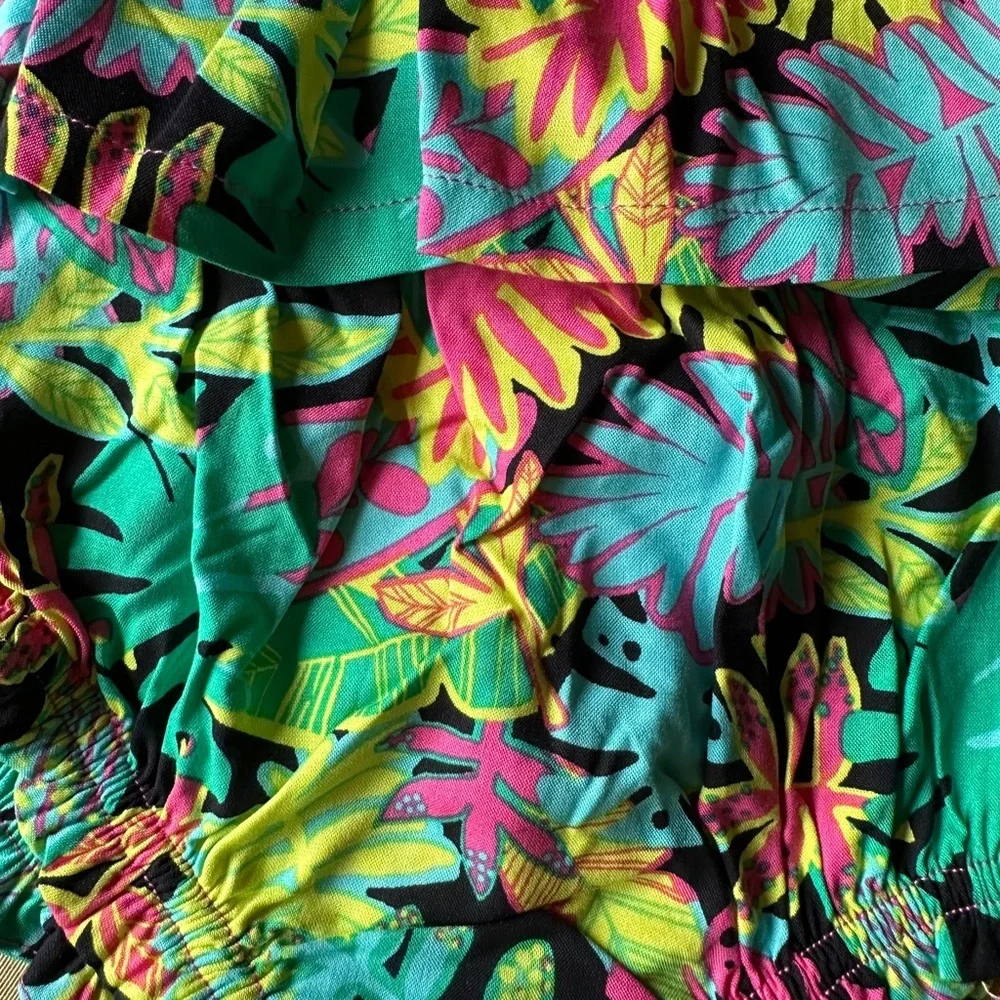 Tropical Print Kids 2 pc beach/outdoor party‎ outfit Size 3-6 Month NEW